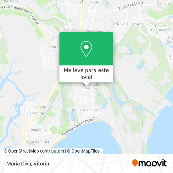 Maria Diva mapa