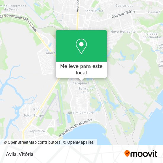 Avila mapa