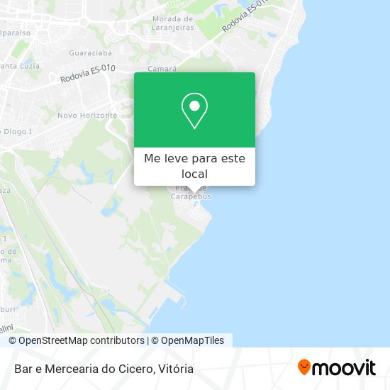 Bar e Mercearia do Cicero mapa