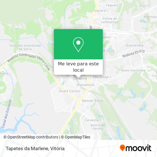 Tapetes da Marlene mapa