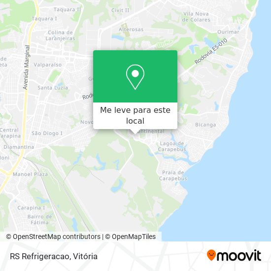 RS Refrigeracao mapa