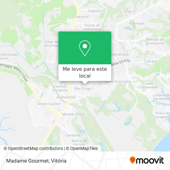 Madame Gourmet mapa