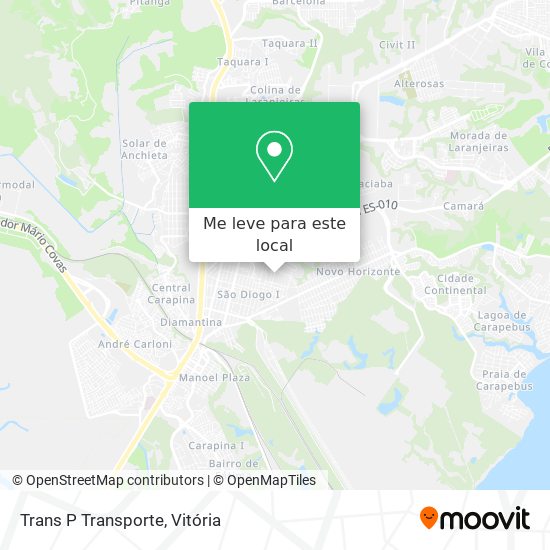 Trans P Transporte mapa
