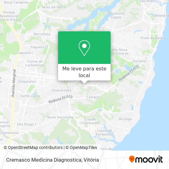 Cremasco Medicina Diagnostica mapa