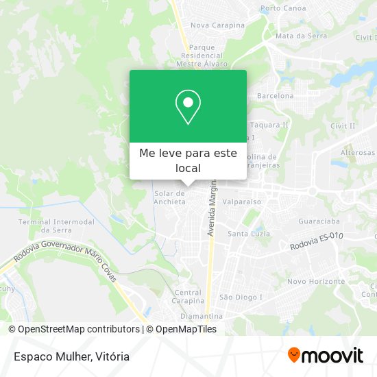 Espaco Mulher mapa