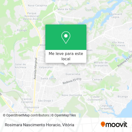 Rosimara Nascimento Horacio mapa