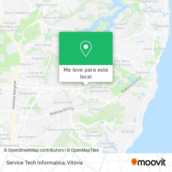 Service Tech Informatica mapa