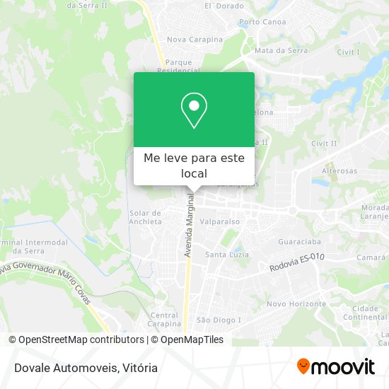 Dovale Automoveis mapa