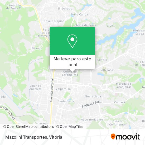 Mazolini Transportes mapa