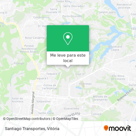 Santiago Transportes mapa