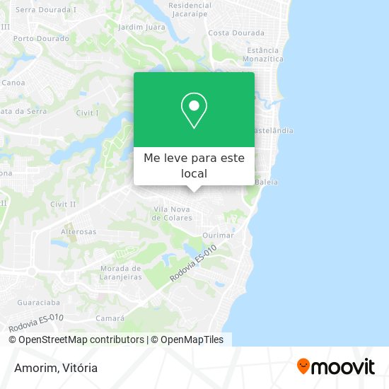 Amorim mapa