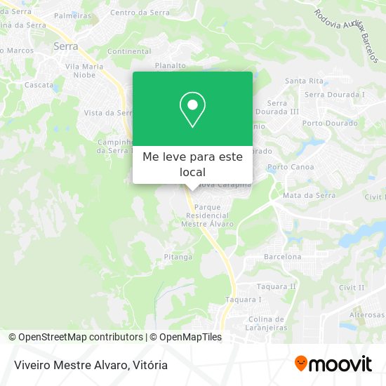 Viveiro Mestre Alvaro mapa