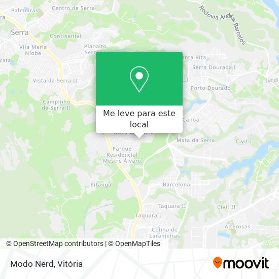 Modo Nerd mapa