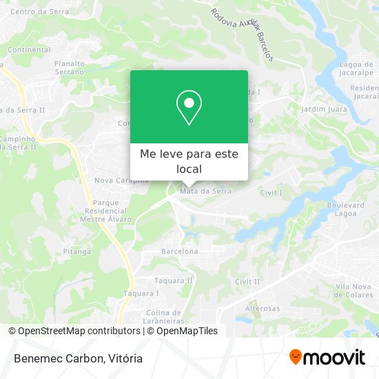 Benemec Carbon mapa