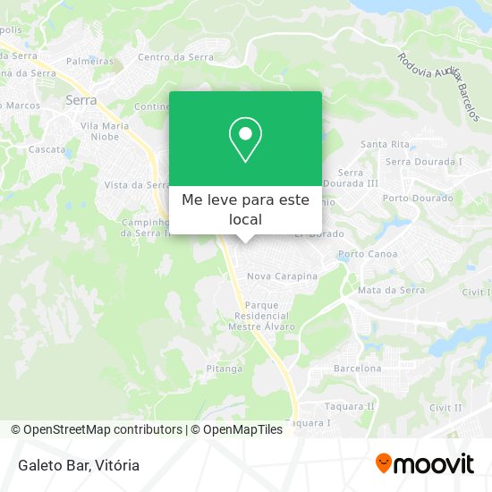 Galeto Bar mapa