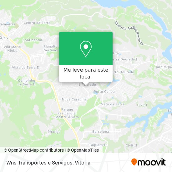 Wns Transportes e Servigos mapa