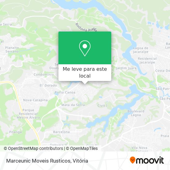 Marceunic Moveis Rusticos mapa