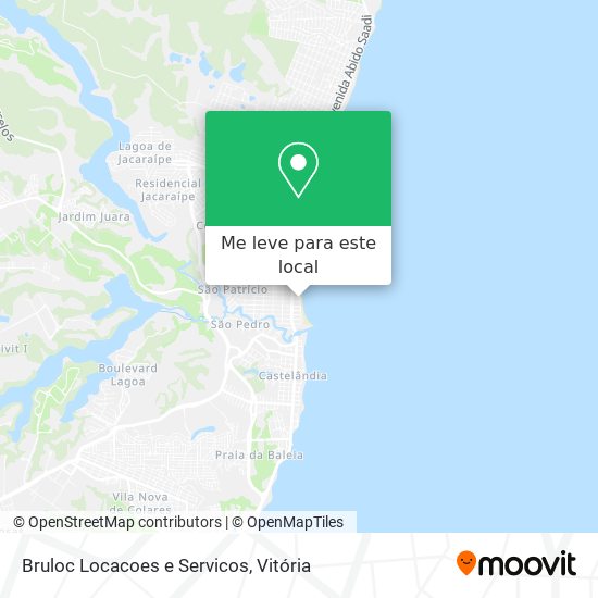 Bruloc Locacoes e Servicos mapa