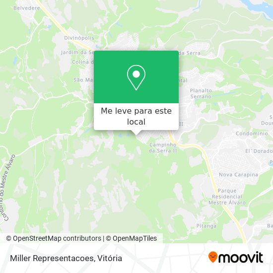 Miller Representacoes mapa