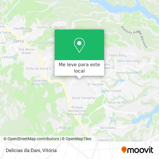 Delicias da Dani mapa