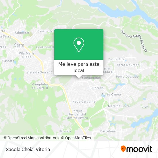 Sacola Cheia mapa