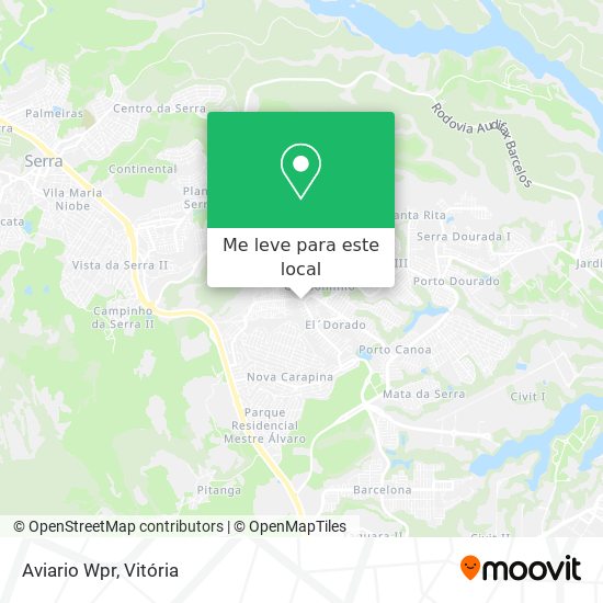 Aviario Wpr mapa