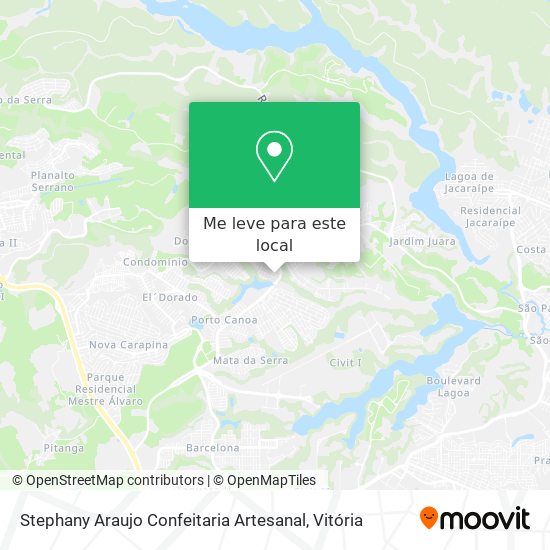 Stephany Araujo Confeitaria Artesanal mapa