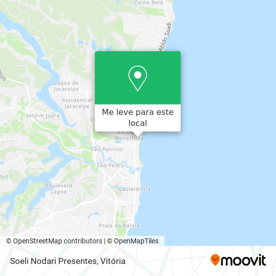Soeli Nodari Presentes mapa