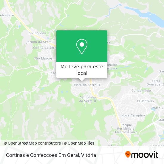 Cortinas e Confeccoes Em Geral mapa