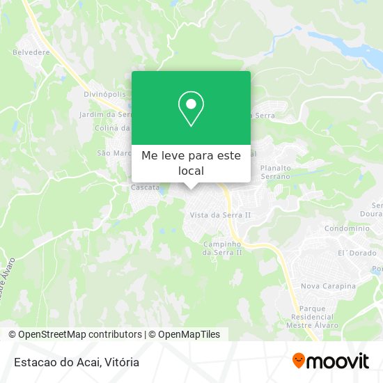 Estacao do Acai mapa