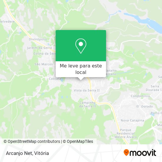 Arcanjo Net mapa