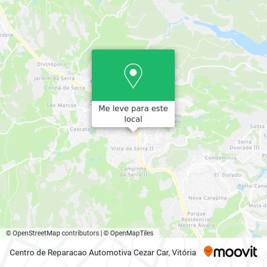 Centro de Reparacao Automotiva Cezar Car mapa