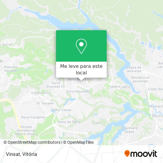 Vinsat mapa