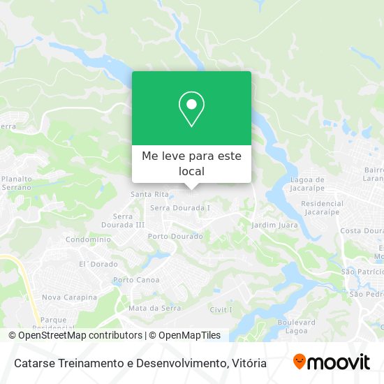 Catarse Treinamento e Desenvolvimento mapa