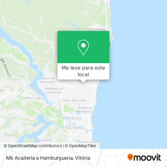 Mk Acaiteria e Hamburgueria mapa