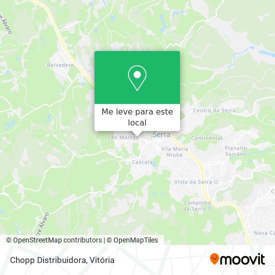 Chopp Distribuidora mapa