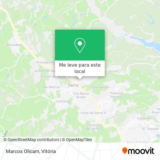 Marcos Olicam mapa