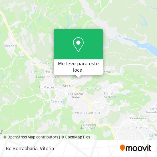 Bc Borracharia mapa