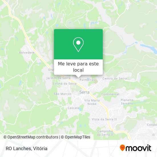RO Lanches mapa