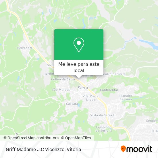 Griff Madame J.C Vicenzzo mapa