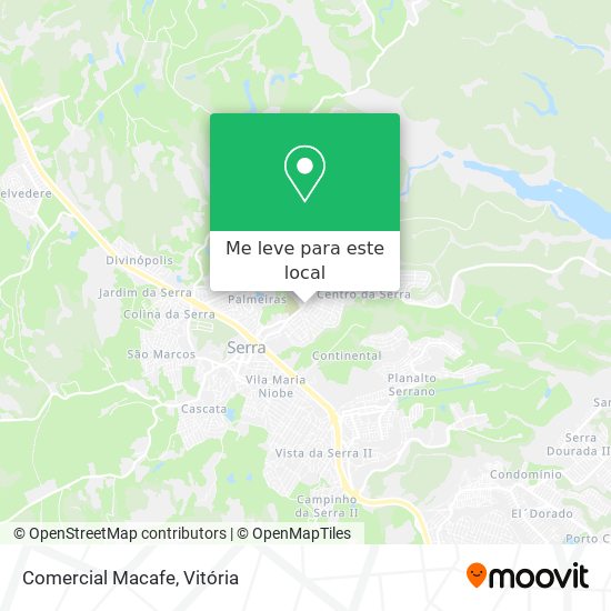 Comercial Macafe mapa