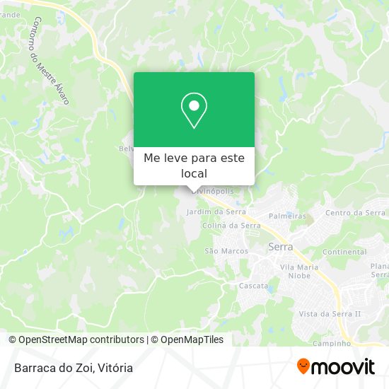 Barraca do Zoi mapa