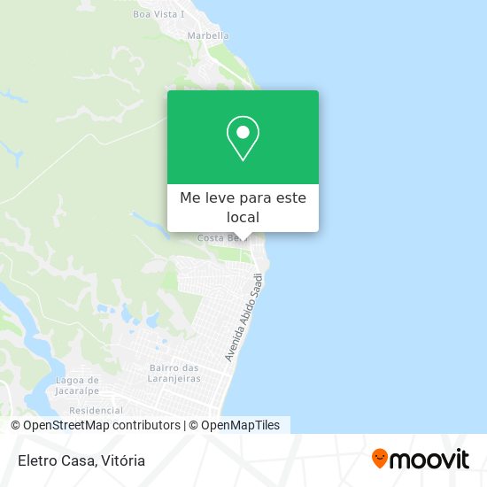 Eletro Casa mapa