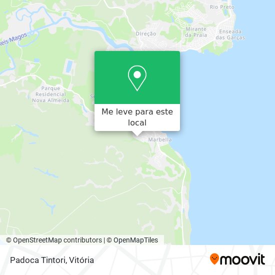 Padoca Tintori mapa