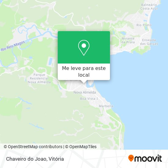 Chaveiro do Joao mapa
