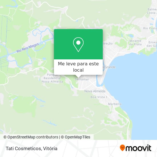 Tati Cosmeticos mapa