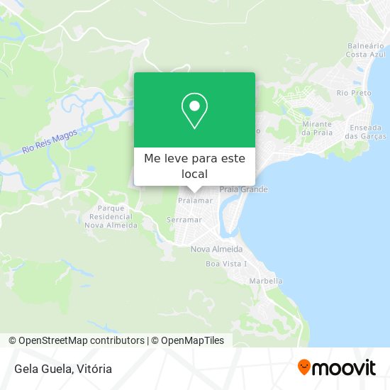Gela Guela mapa