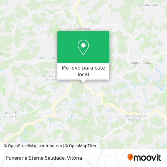 Funeraria Eterna Saudade mapa