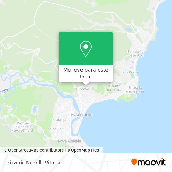 Pizzaria Napolli mapa