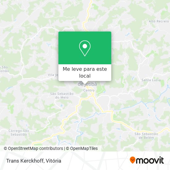 Trans Kerckhoff mapa